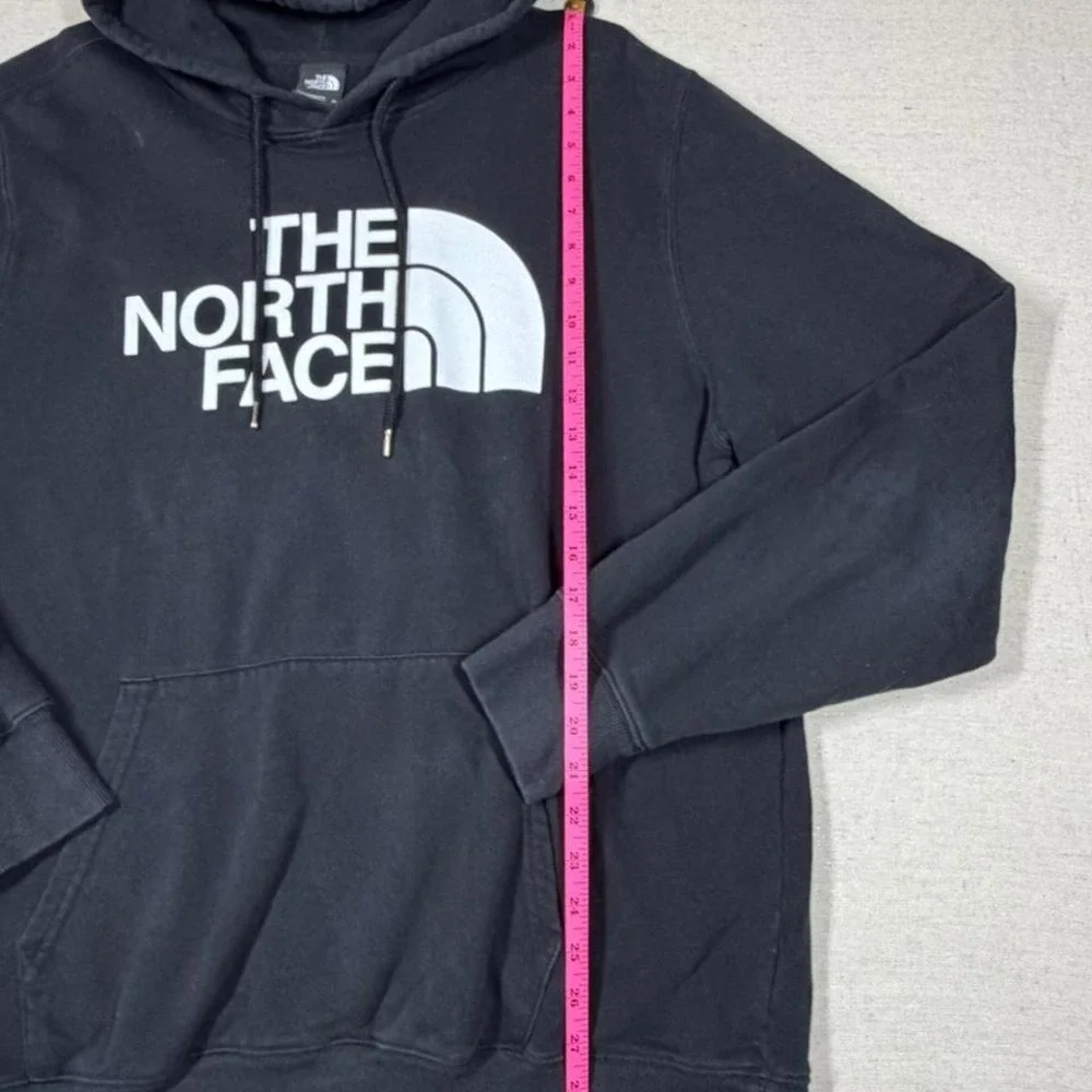 The North Face black logo hoodie‎ oversized streetwear pullover 2010s